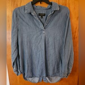 Banana Republic Indigo Boyfriend Fit Shirt
